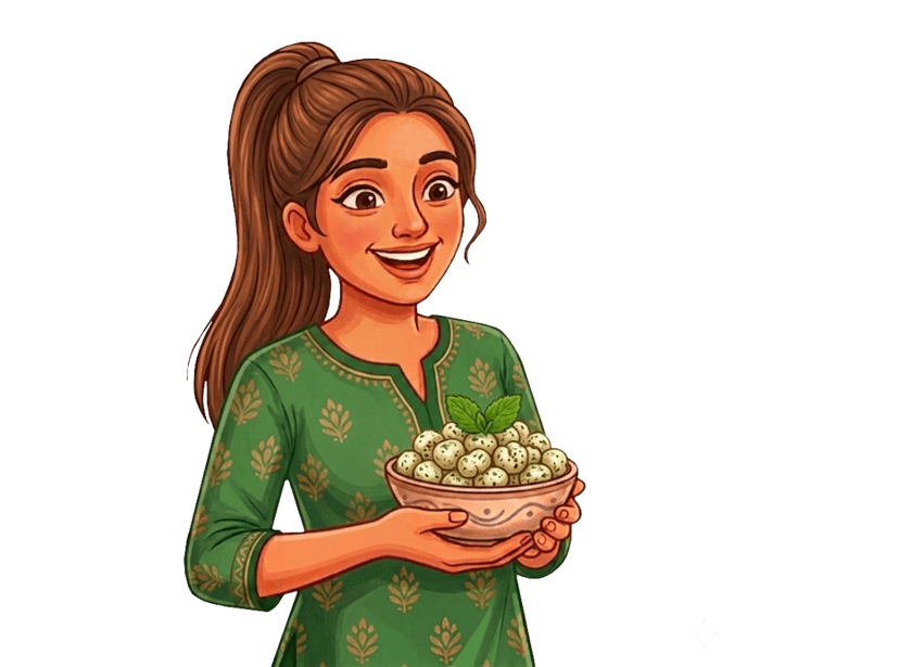 ShuddhEats Mascot Green